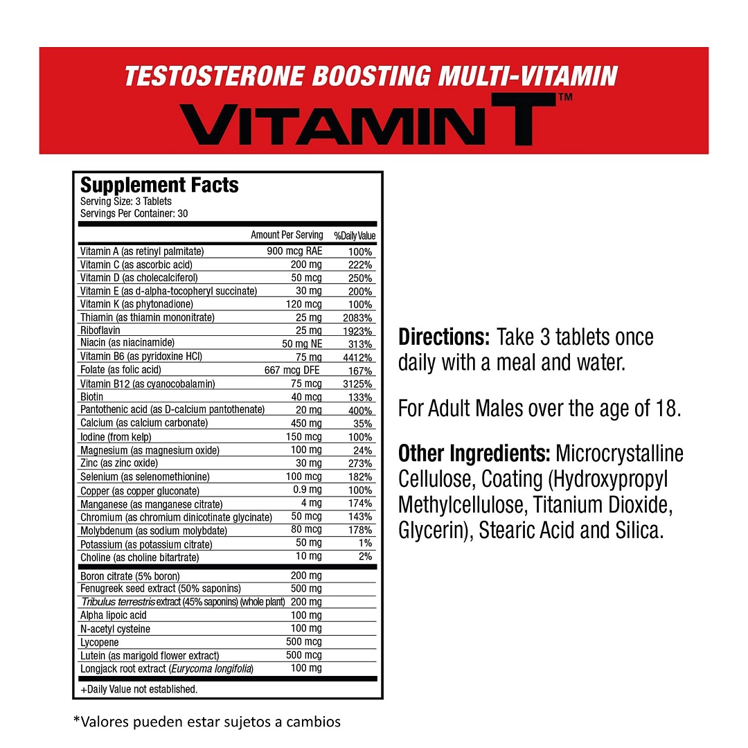 Carnivor Vitamin T 90 Cap.