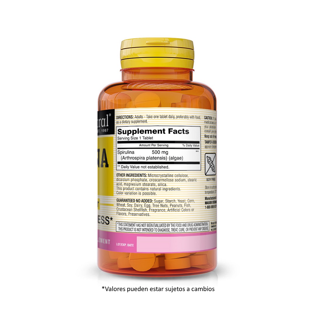 Spirulina 500 mg 100 Tab.