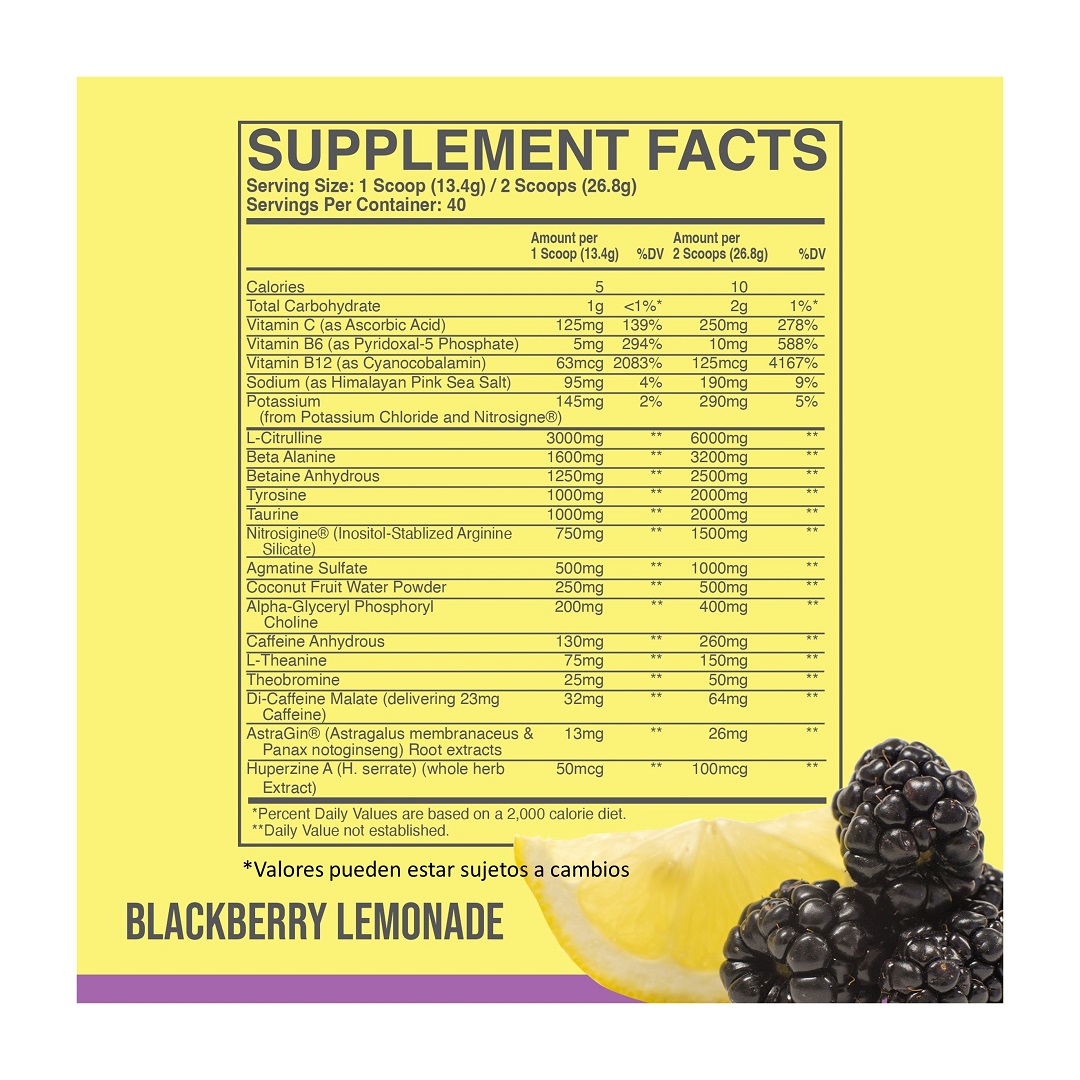 Cbum - Thavage Pre 40 Serv. Blackberry Lemonade