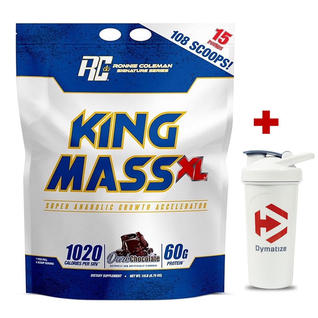 King Mass 15 Lbs Chocolate + Dym Shaker