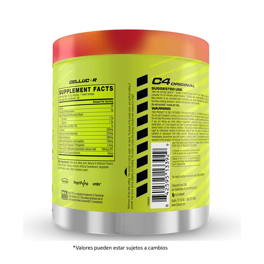 C4 Original 50 Serv. Fruit Punch