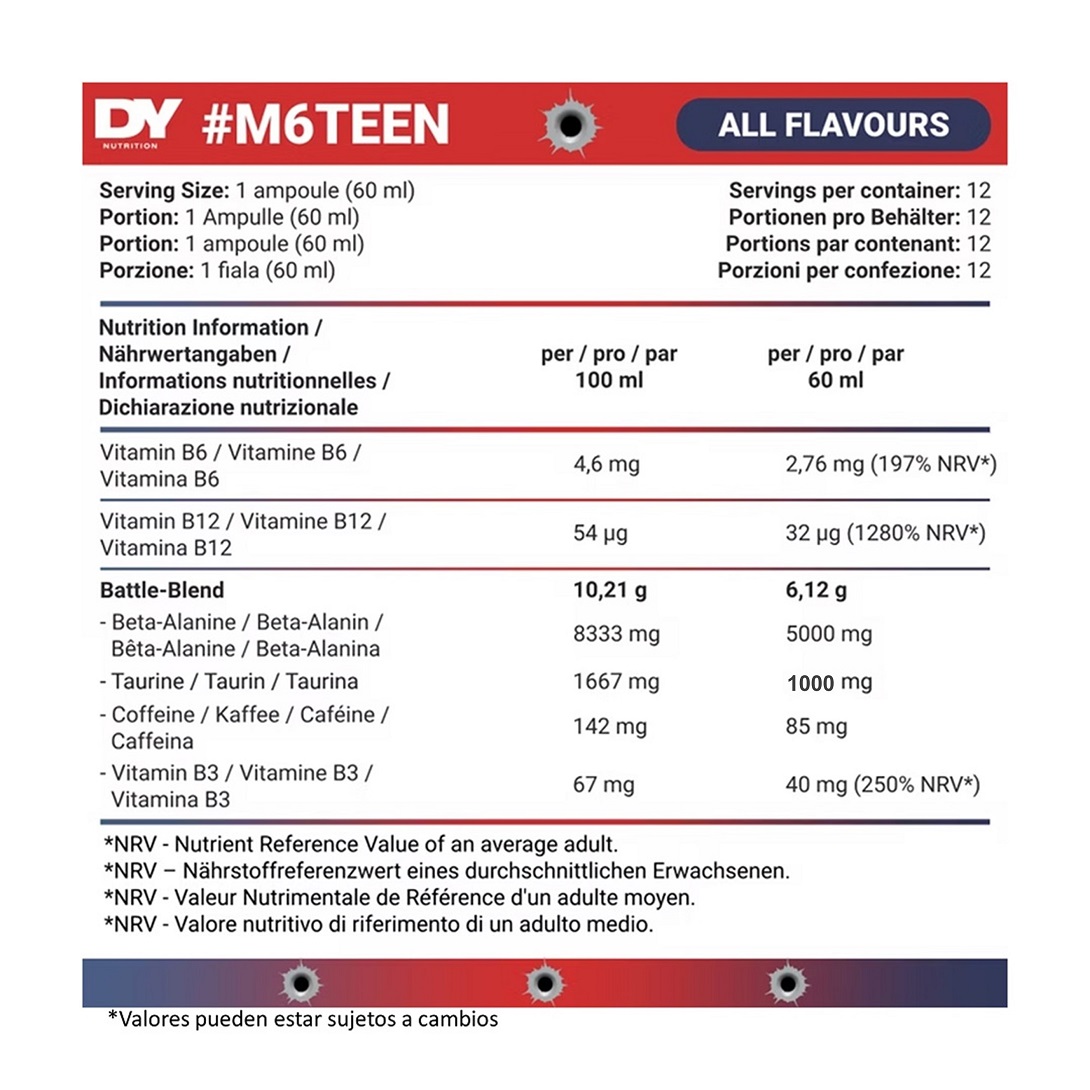 DY M6Teen Shot 60 ml Cherry