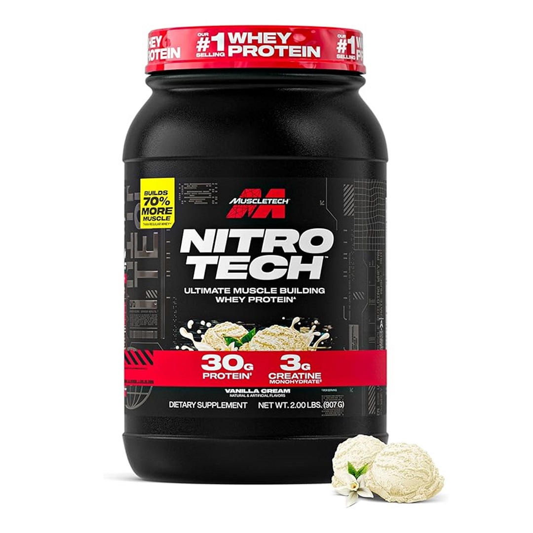 Nitro Tech Whey Protein 2 Lbs Vainilla