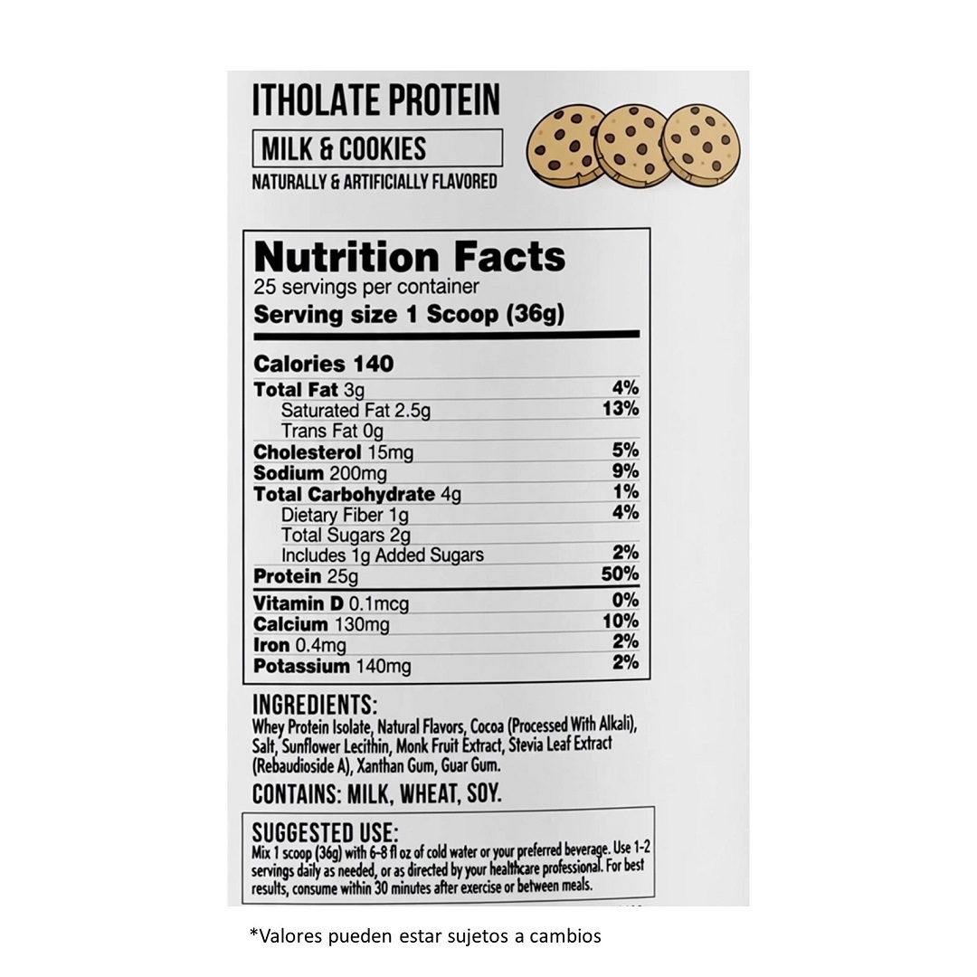Cbum - Itholate 25 Serv. Cookies & Milk